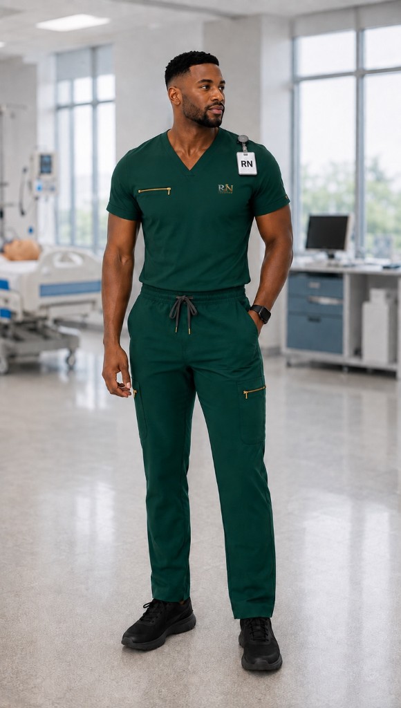 RNroadmap nurse in clinical scrubs